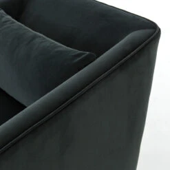 York Swivel Modern Velvet Smoke Chair -Famous Furniture Shop CKEN 10847 197 11 28193.1614709089