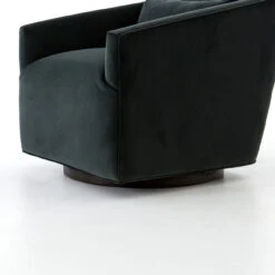 York Swivel Modern Velvet Smoke Chair -Famous Furniture Shop CKEN 10847 197 3 04879.1614709082