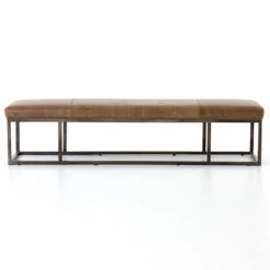 Beaumont Warm Taupe Dakota Bench -Famous Furniture Shop CKEN 147A8 208 FRT 1 52760.1619223724