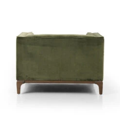 Dylan Green Velvet Tufted Midcentury Chaise Lounge -Famous Furniture Shop CKEN 154C 557 BCK 1 1 97227.1538094341