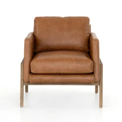 Diana Sonoma Butterscotch Leather Chair -Famous Furniture Shop CKEN 294N 671 FRT 1 41780.1671068381