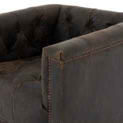 Maxx Distressed Black Leather Swivel Club Chair -Famous Furniture Shop CKEN F4Z 928 DET 3 13183.1671048483
