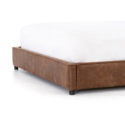 Aidan Low Profile Leather Queen Platform Bed Frame -Famous Furniture Shop CKEN J4K 089 DET 1 79744.1528389497