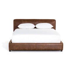 Aidan Low Profile Leather Queen Platform Bed Frame -Famous Furniture Shop CKEN J4K 089 FRT 1 21918.1528389505