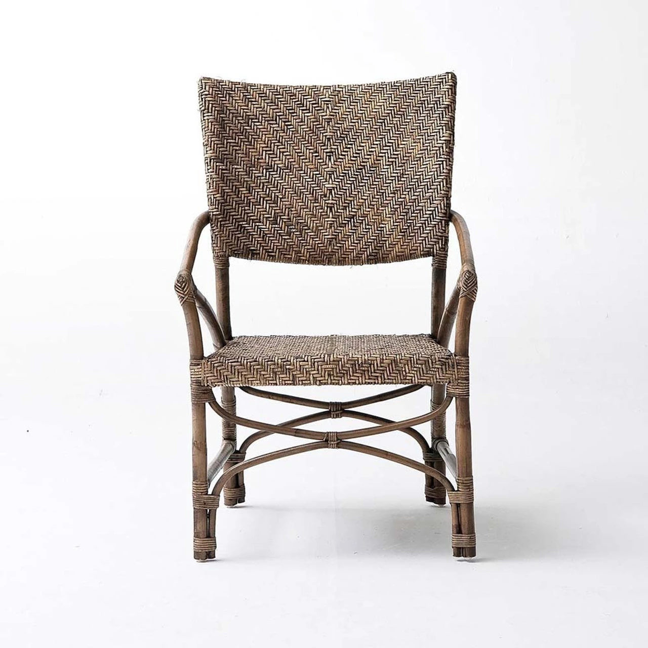 Arrow Coastal Wicker Woven Accent Chair 5 Arrow Coastal Wicker Woven Accent Chair - Image 3