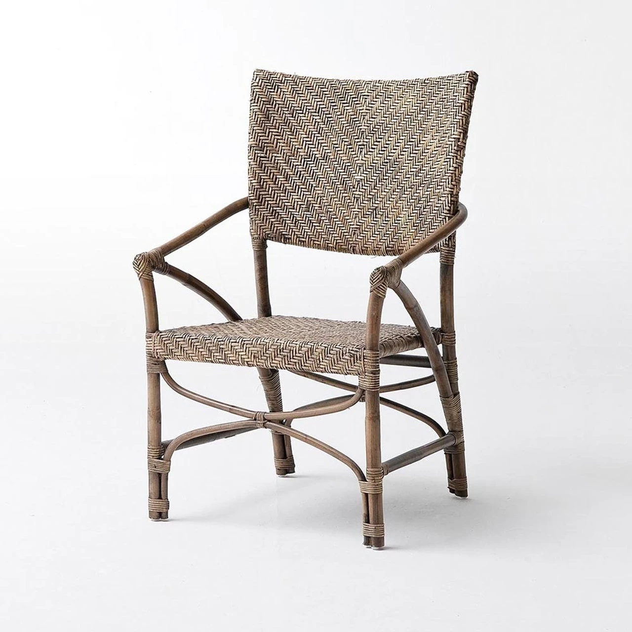 Arrow Coastal Wicker Woven Accent Chair 4 Arrow Coastal Wicker Woven Accent Chair - Image 2