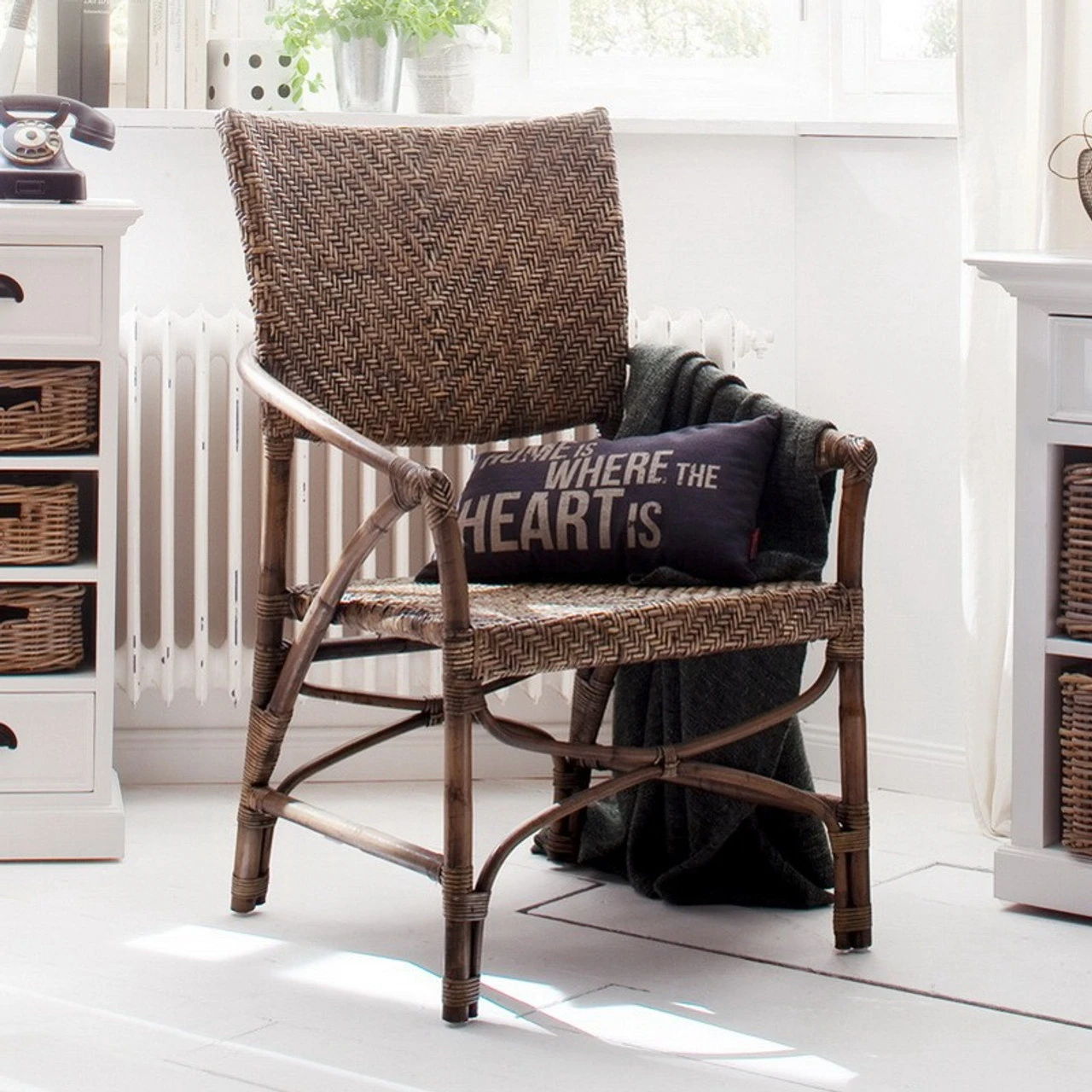 Arrow Coastal Wicker Woven Accent Chair 3 Arrow Coastal Wicker Woven Accent Chair