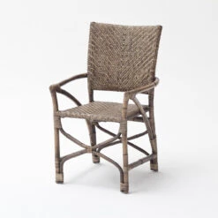Lola Coastal Wicker Woven Arm Chair -Famous Furniture Shop CR49 1 1 12974.1539923238