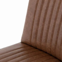 Alice Channel Tufted Chestnut Leather Dining Chair -Famous Furniture Shop CTOW 00101 672 DET 4 37103.1582944001