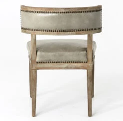 Carter Curved Grey Leather Dining Chair -Famous Furniture Shop Carter Curved Grey Leather Dining Chair3 31372.1428968865