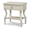 Country-Chic Maple Wood 1 Drawer Bedside Table - White -Famous Furniture Shop Country Chic Maple Wood 1 Drawer Bedside Table1 20707.1452895953