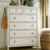 Country-Chic Maple Wood 6 Drawers Chest - White 1 Country-Chic Maple Wood 6 Drawers Chest - White -Famous Furniture Shop Country Chic Maple Wood 6 Drawers Chest 81691.1452834560