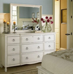 Country-Chic Maple Wood 9 Drawer Dresser - White 7 Country-Chic Maple Wood 9 Drawer Dresser - White -Famous Furniture Shop Country Chic Maple Wood 9 Drawer Dresser White1 29132.1452833705