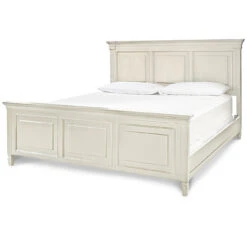 Country-Chic White Queen Size Bed Frame 6 Country-Chic White Queen Size Bed Frame -Famous Furniture Shop Country Chic White King Panel Bed Frame1 27248.1450921278