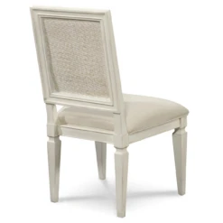 Country-Chic Woven Back Upholstered Dining Side Chair -Famous Furniture Shop Country Chic Woven Back Upholstered Dining Side Chair 4 80329.1453501736