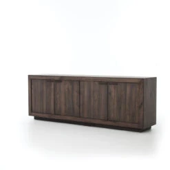 Couric Rustic Reclaimed Oak Wood 4 Door Sideboard 94" -Famous Furniture Shop Couric Rustic Wood 4 Door Sideboard11 08525.1515455526