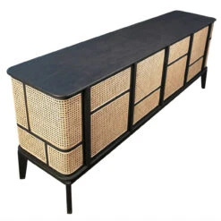 Kanton Mixed Hardwood And Rattan Sideboard 84" -Famous Furniture Shop D7ED7F83 1A44 472A B81D 751218595BFD 1 201 a 54428.1712935710