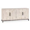Lisbon 4-Door Reclaimed Wood And Travertine Sideboard 76" - Vintage White -Famous Furniture Shop D860BE01 4B8B 4B49 818C 27F4D91228A0 1 201 a 50716.1692806961