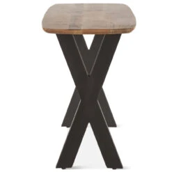 Rapallo Mango Wood And Iron Console Table Natural 52" -Famous Furniture Shop D899AA41 20AD 42C2 A177 87FE9E277448 1 201 a 91979.1715965664