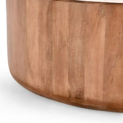 Josie Round Wood And Marble 46" Coffee Table -Famous Furniture Shop DDEB0E92 8547 4F42 AC15 678644DD11F5 1 201 a 86709.1692810043