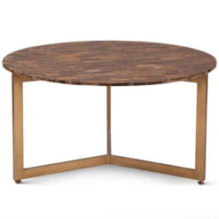 Calico Coffee Table In Tiger Eye With Iron Base 36" -Famous Furniture Shop DE768C0F EB67 4942 82E8 7C1A4E529753 1 201 a 44056.1715968278