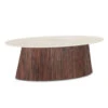 Iris Mango Wood And White Marble Oval Coffee Table 52" -Famous Furniture Shop DF3753A5 C3F2 4DC3 9F0B E01B53076E28 1 201 a 32256.1687364488