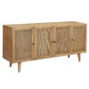Dolores Woven Cane 4 Door Buffet Sideboard 70" -Famous Furniture Shop DOV10835 L 53261.1591208569