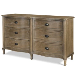 Devon French Oak 6 Drawer Dresser