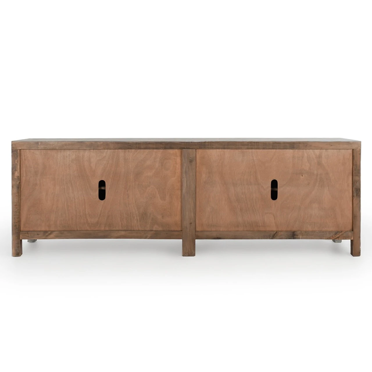 Spanish Farmhouse Reclaimed Wood 4 Door Sideboard 103" In Antique Blue 5 Spanish Farmhouse Reclaimed Wood 4 Door Sideboard 103" In Antique Blue - Image 3