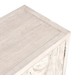 Lisbon 4-Door Reclaimed Wood And Travertine Sideboard 76" - Vintage White -Famous Furniture Shop E39DC11F 9398 4BF9 9F07 0B32BE9A4F53 1 201 a 30682.1692806936