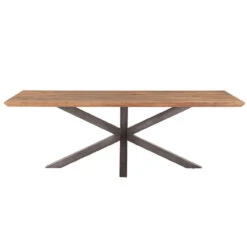 Bern 88" Dining Table Smoked Acacia