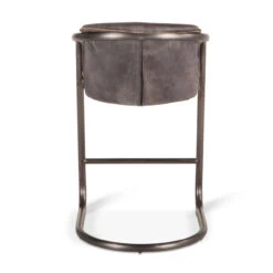 Industrial Loft Metal And Leather Counter Stool In Antique Ebony -Famous Furniture Shop E5029332 D4F6 4DA5 954B 08E696CE144C 1 201 a 66467.1698672731