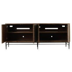 Soloman 80" Sideboard With Bone And Wood Inlay On A Metal Base -Famous Furniture Shop E8A72923 EB29 4841 B927 68783D05AC0B 1 201 a 82847.1715358738