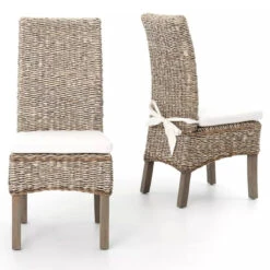 Banana Leaf Woven Dining Side Chair - Grey Wash -Famous Furniture Shop EDF66949 0AA5 4C7F 8ECB 851FA571AFDE 1 201 a 28761.1711559305
