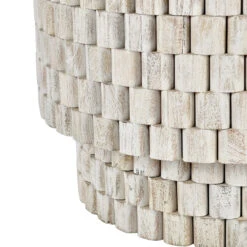 Norwood Solid Wood Round Side Table 25" - Cream -Famous Furniture Shop EFEDFD33 509A 4701 B711 69005D75EA30 1 201 a 08763.1693324338