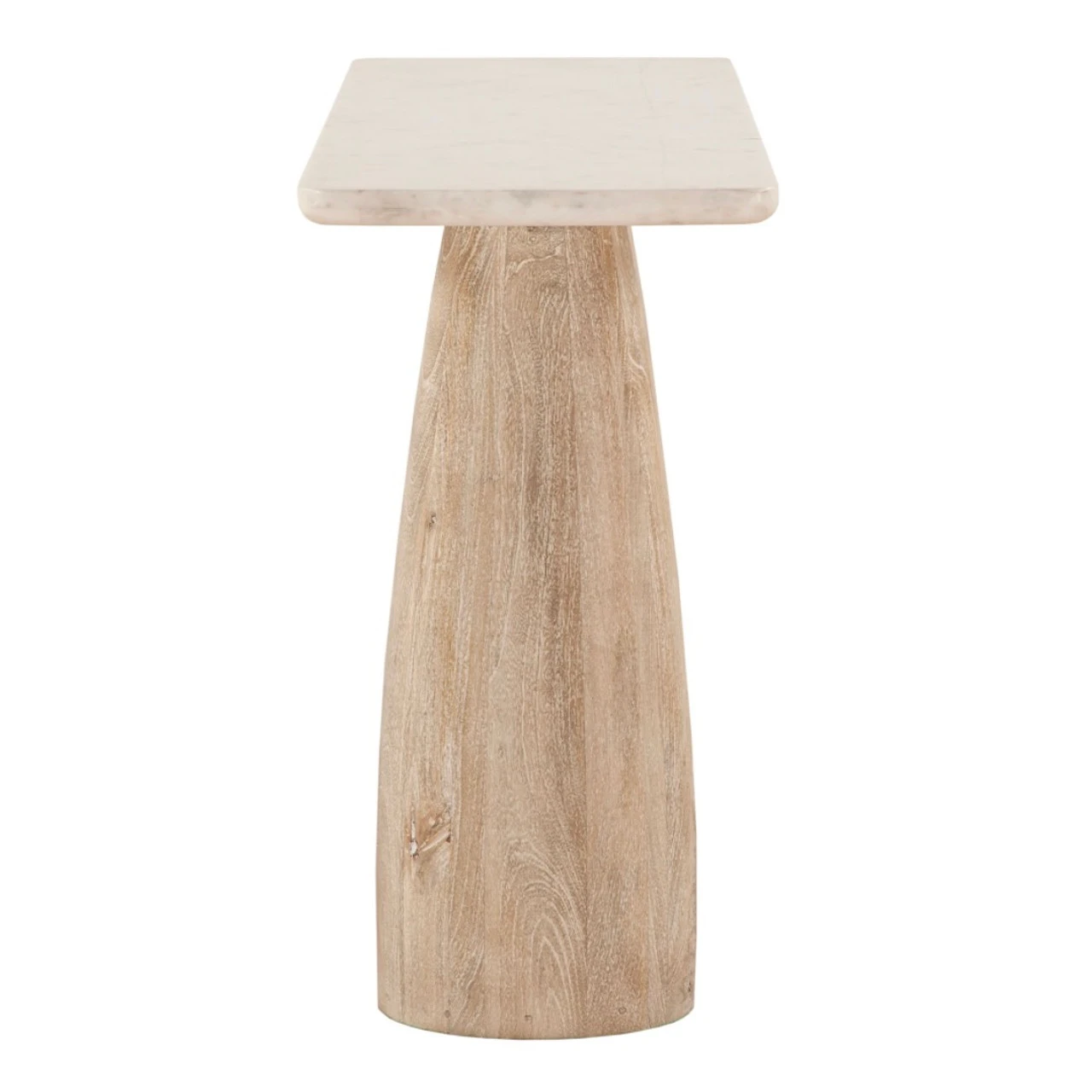 Oasis 60" White Marble Top Console Table 7 Oasis 60" White Marble Top Console Table - Image 5