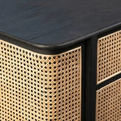 Kanton Mixed Hardwood And Rattan Sideboard 84" -Famous Furniture Shop F1C51E4F 4780 469E 804D D69E82BEECE3 1 201 a 70623.1712935710