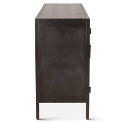 Penelope 63" Iron And Glass Sideboard Matte Black -Famous Furniture Shop F4F72DDE EDDC 49E6 BFF7 B7AF80602C3A 1 201 a 93158.1707504210