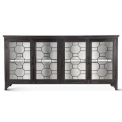 Penelope 80" Iron And Glass Sideboard Matte Black -Famous Furniture Shop F621F507 648B 4C01 A412 5DDCA42B6357 1 201 a 70141.1707502582