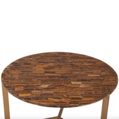 Calico Coffee Table In Tiger Eye With Iron Base 36" -Famous Furniture Shop FE3EC12C 61FC 49C0 B8BB 900A265366F2 1 201 a 94404.1715968278