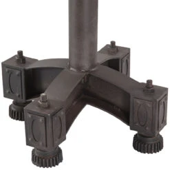 Industrial Iron And Wood Chess Table 30" -Famous Furniture Shop FEI CHESS dt2 98795.1673894182