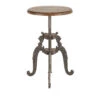 Hobbs French Industrial Crank Adjustable Stool - Weathered Teak -Famous Furniture Shop FFV STL16 44723.1491234818.1280.1280 81161.1518718066