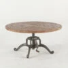 Steampunk Industrial Crank Adjustable Round Coffee Table 42" -Famous Furniture Shop FIL CT42RWG 08522.1465322568.1280.1280 21453.1492023311