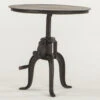 Steampunk Industrial Crank Adjustable Round End Table 24" -Famous Furniture Shop FIL ST24MB 55488.1398352080.1280.1280 04119.1492127109