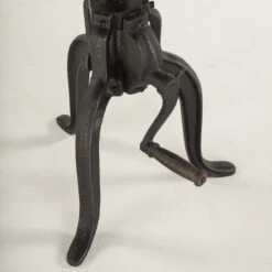 Steampunk Industrial Crank Adjustable Round End Table 24" -Famous Furniture Shop FIL ST24MB dt3 08841.1398351960.1280.1280 84268.1492127110