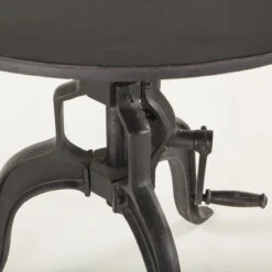 Steampunk Industrial Crank Adjustable Round Table 30" -Famous Furniture Shop FIL ST30MB dt3 80664.1398352023.1280.1280 22016.1492127108