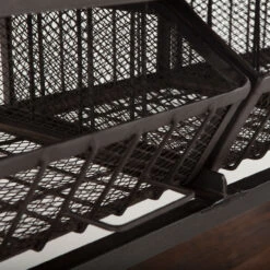 Industrial Teak + Iron Rolling Kitchen Cart 36" -Famous Furniture Shop FIT CRT48 dt3 96265.1453234961.1280.1280 54063.1556666692