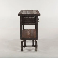 Industrial Teak + Iron Rolling Kitchen Cart 36" -Famous Furniture Shop FIT CRT48 sd1 47190.1453234957.1280.1280 41971.1556666688