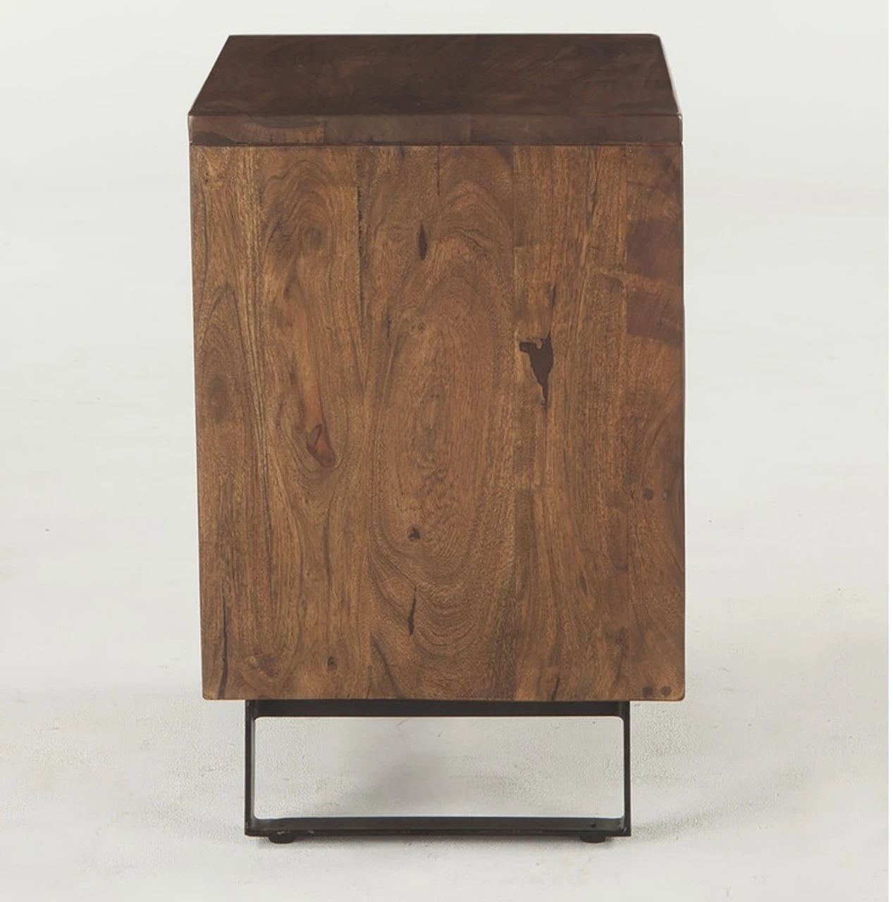 Brooklyn Loft Solid Wood 2 Drawer Nightstand 6 Brooklyn Loft Solid Wood 2 Drawer Nightstand - Image 4