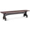 Industrial Barn Iron And Reclaimed Wood Dining Bench 80" 1 Industrial Barn Iron And Reclaimed Wood Dining Bench 80" -Famous Furniture Shop FOM BN80 3q1 1 10109.1636071174